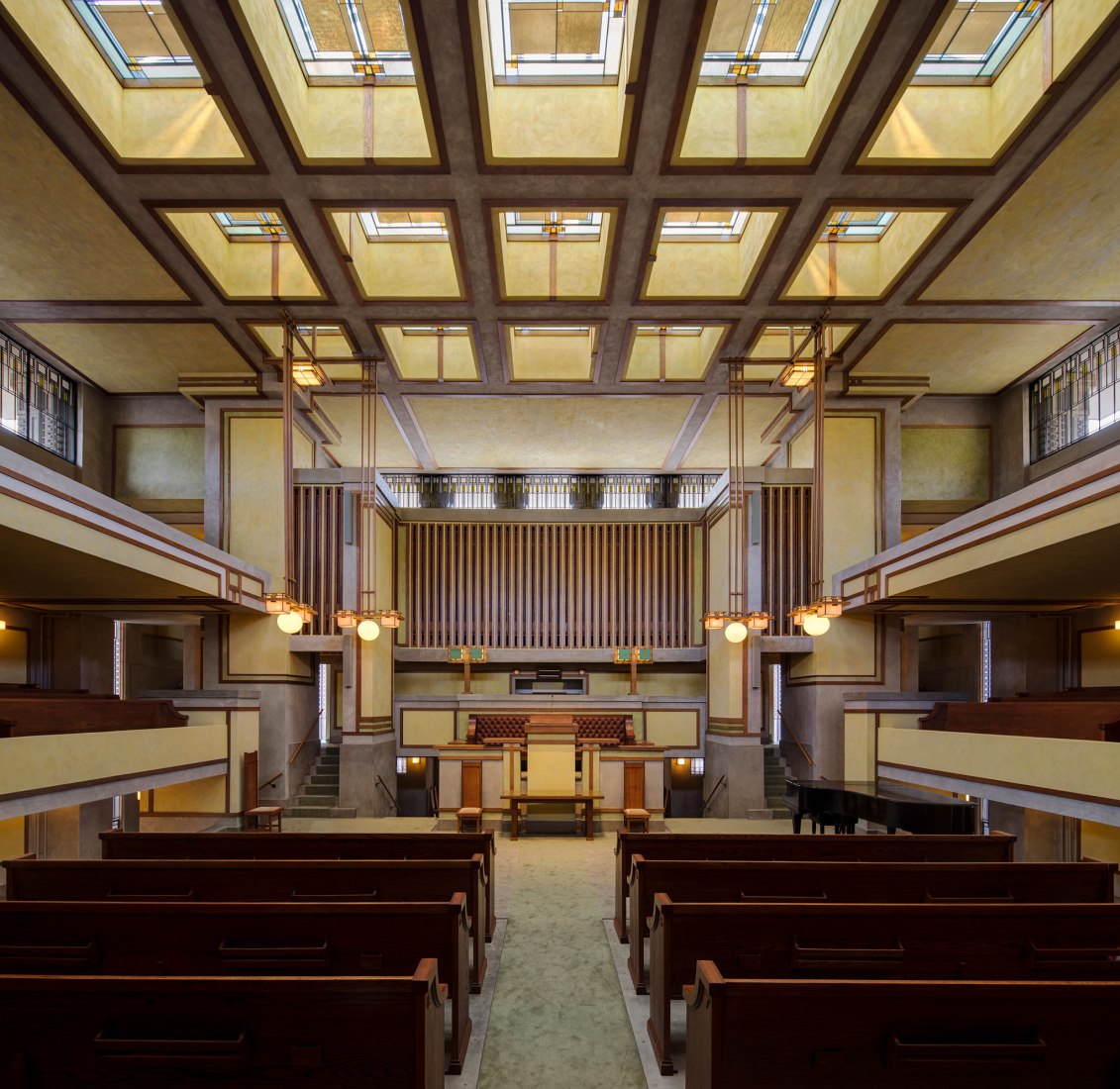 Unity Temple: la obra maestra moderna de Frank Lloyd Wright, un ...